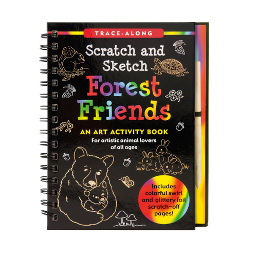  Peter Pauper Press Scratch & Sketch Forest Friends 