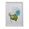 27.5" Blue Hydrangea Framed Wall Art