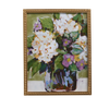 18" Hydrangea Vase Framed Wall Art