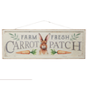 36" Distressed Carrot Patch Wall Art