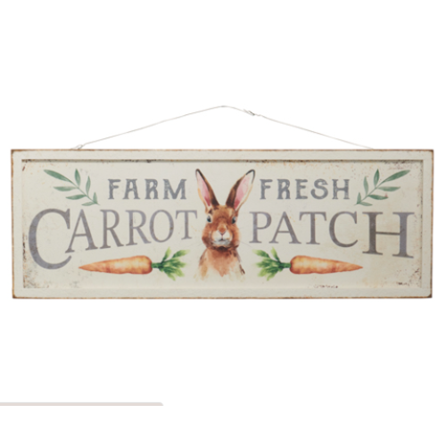36" Distressed Carrot Patch Wall Art   36" Distressed Carrot Patch Wall Art