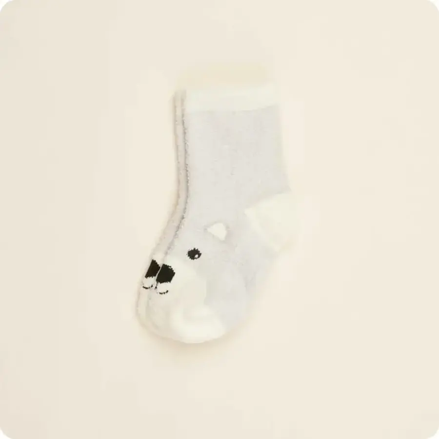Marshmallow Bear Crew Sock Set Small