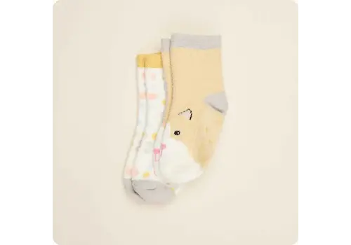  Warmies Calico Cat Crew Sock Set Small 