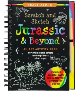 Peter Pauper Press Scratch & Sketch Jurassic & Beyond