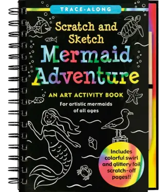 Peter Pauper Press Scratch & Sketch Mermaid Adventure