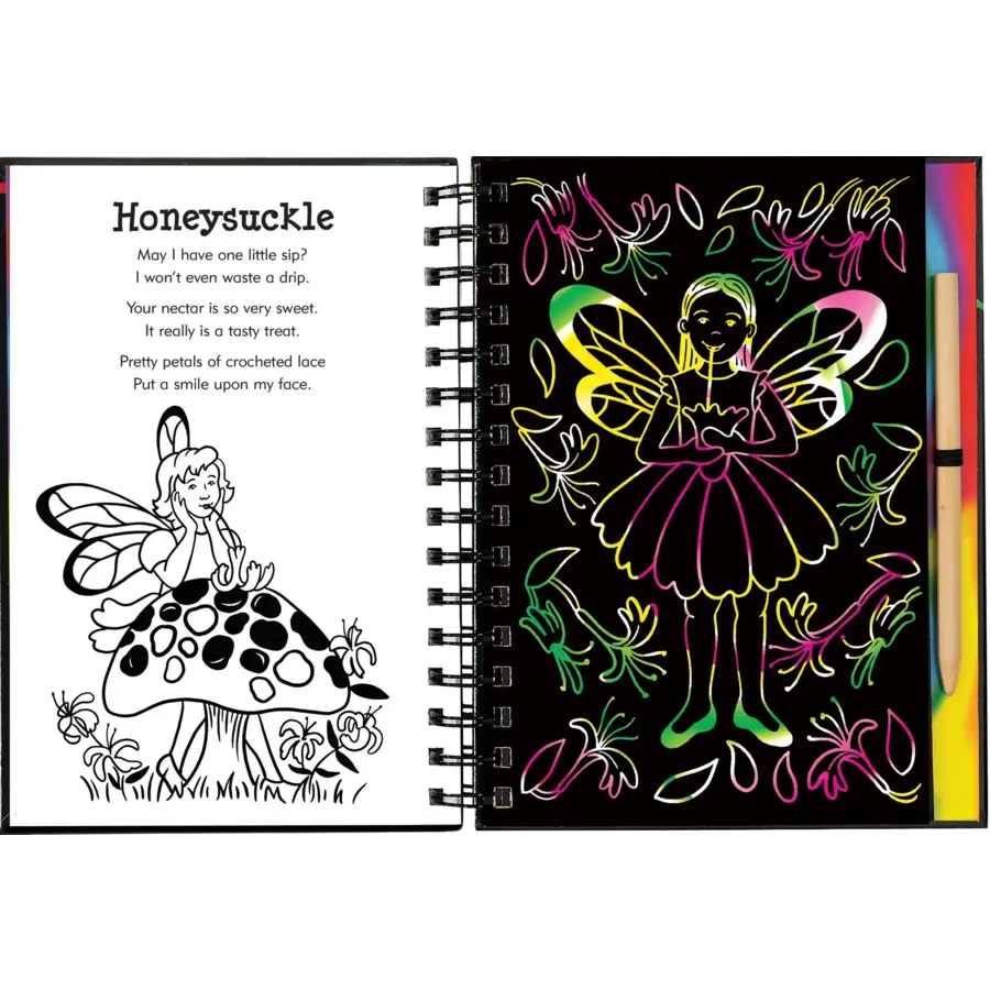 Scratch & Sketch Garden Fairies