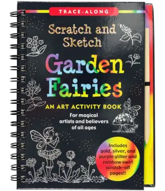 Peter Pauper Press Scratch & Sketch Garden Fairies