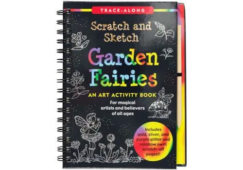  Peter Pauper Press Scratch & Sketch Garden Fairies 