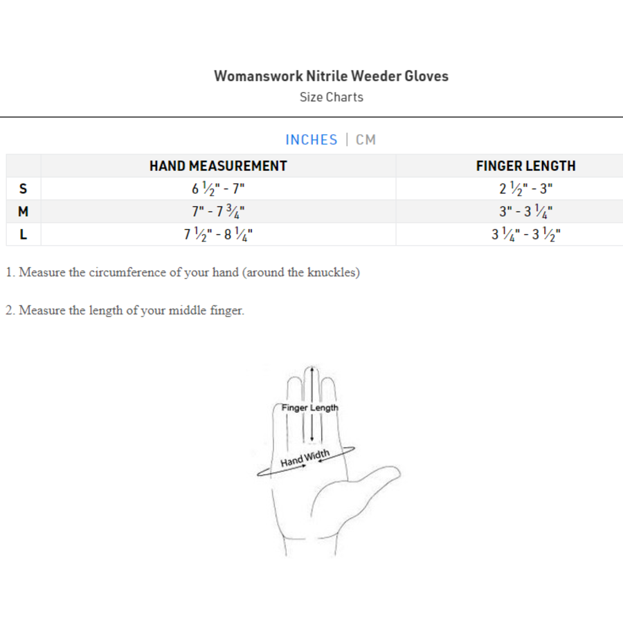 Garden of Paradise Nitrile Weeder Gloves