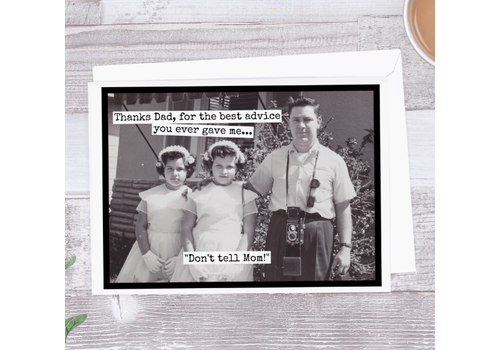  Raven's Rest Studio Thanks Dad Best Advice Card 