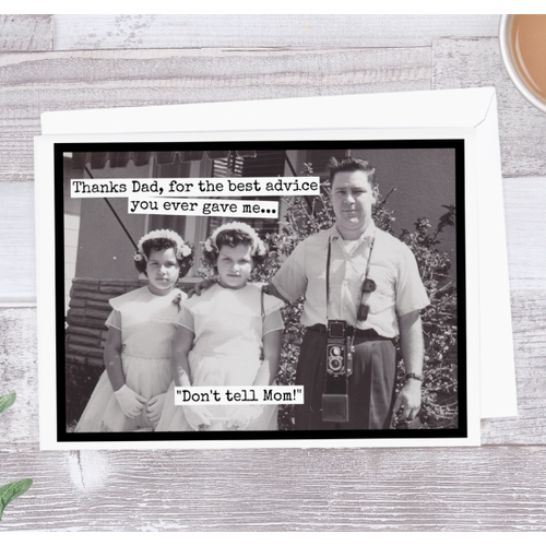  Raven's Rest Studio Thanks Dad Best Advice Card 