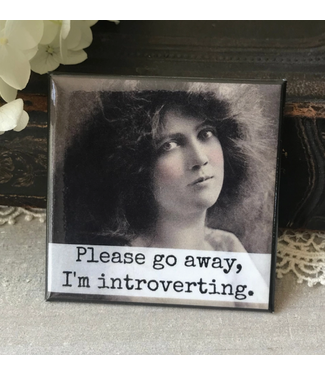 Raven's Rest Studio I'm Introverting Magnet