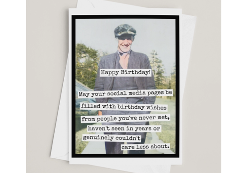  Raven's Rest Studio May Your Social Media Pages Birthday Card 