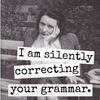 Raven's Rest Studio Correcting Your Grammar Magnet