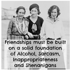 Raven's Rest Studio Friendships Must Be Built Magnet