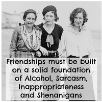 Friendships Must Be Built Magnet