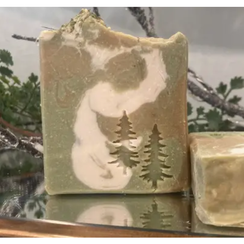 Bare Natural Soap Co Maine White Pine Natural Soap Bar   Bare Natural Soap Co Maine White Pine Natural Soap Bar