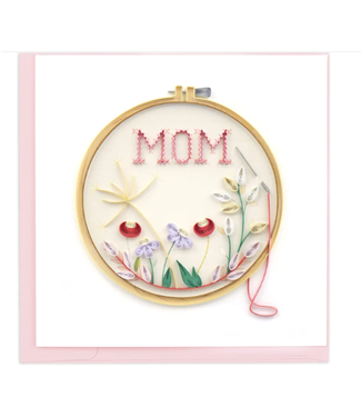 Quilling Cards Mother's Day Cross Stitch Card