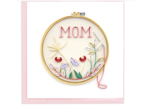  Quilling Cards Mother's Day Cross Stitch Card 