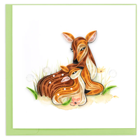 Deer Mom Quilling Card