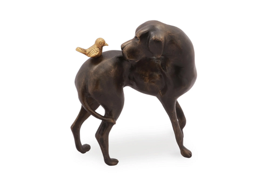  Dog & Bird Sculpture 