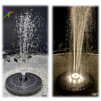 LED Solar Lighted Fountain