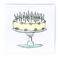 Cake with Candles Gift Enclosure