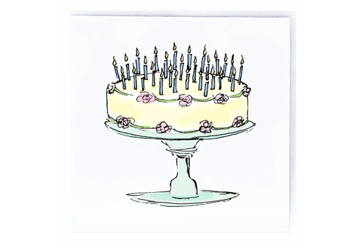  Molly O Cake with Candles Gift Enclosure 