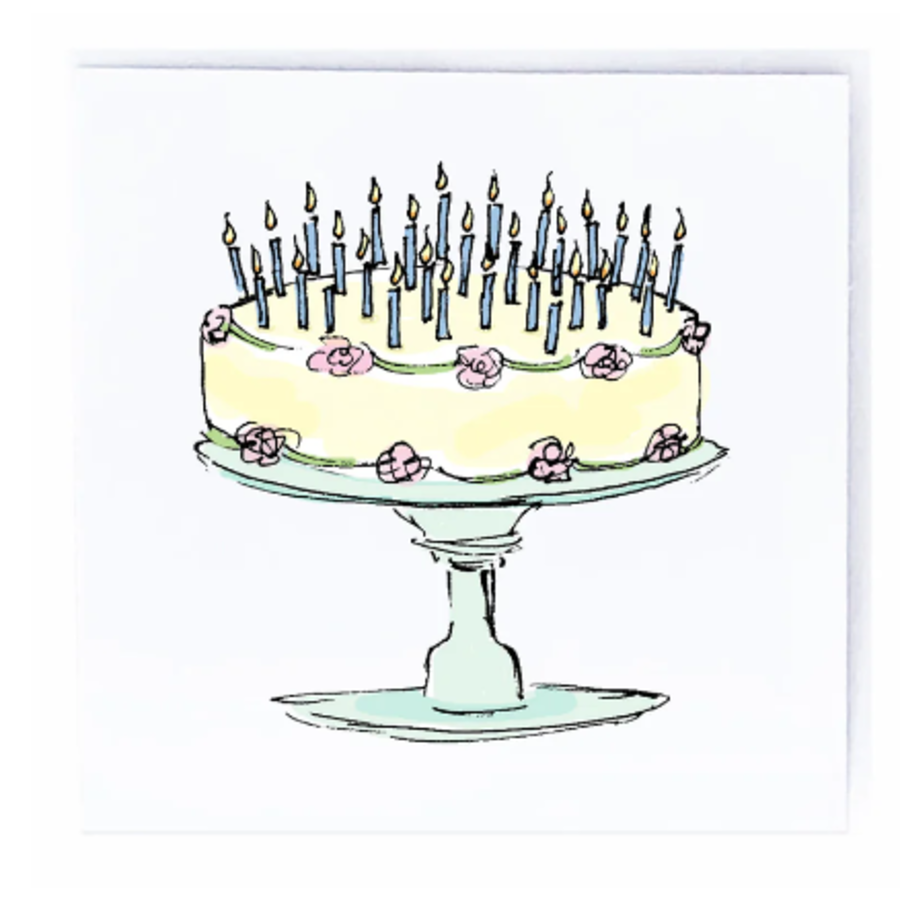 Cake with Candles Gift Enclosure