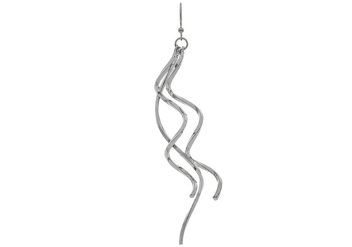  Rain Jewelry Collection Two Tone Squiggles Wire Earrings 