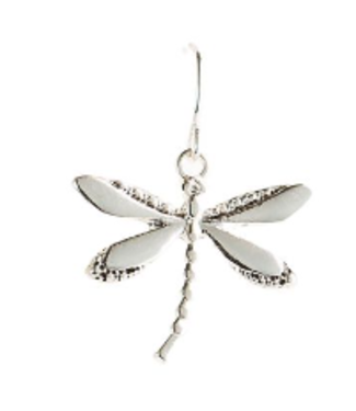 Rain Jewelry Collection Silver Deco Dragonfly Earrings