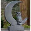Campania International Lunar Owl Cast Stone Statue (2 pcs)