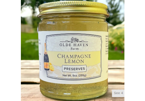  Olde Haven Farm Champagne Lemon Preserves 