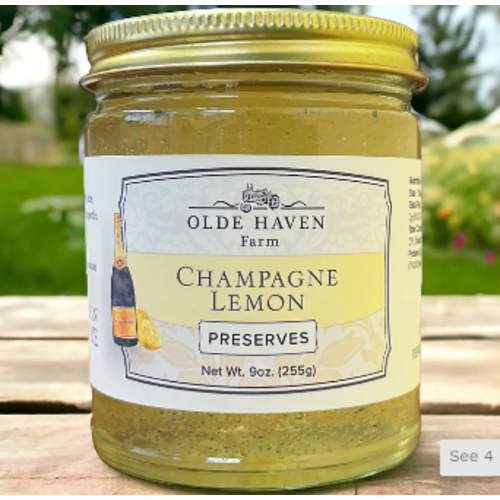  Olde Haven Farm Champagne Lemon Preserves 