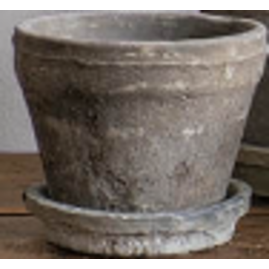 Small Farmer's Pot with Saucer