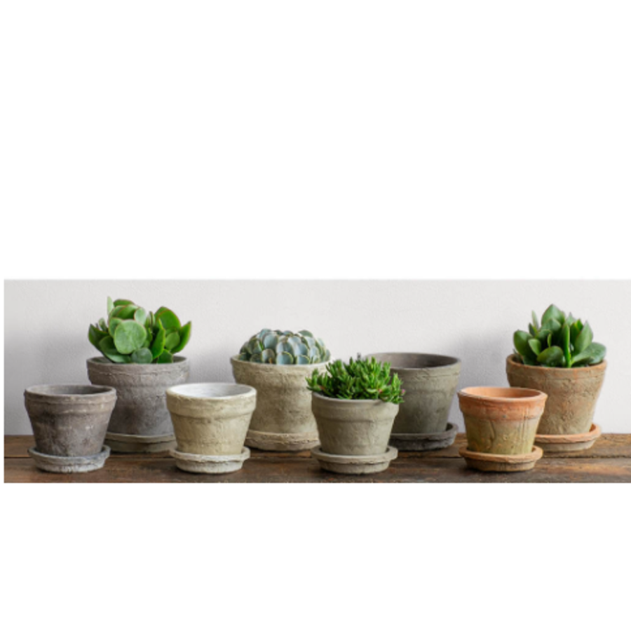 Small Farmer's Pot with Saucer
