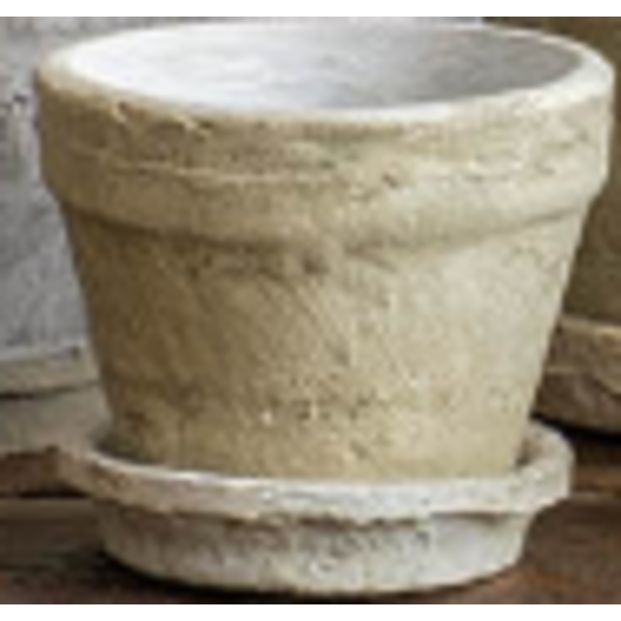 Small Farmer's Pot with Saucer