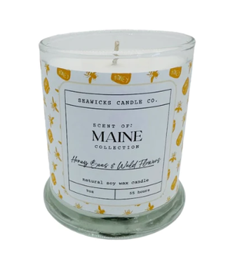 Seawicks Scent of Maine Candle: Honey Bees & Wild Flowers