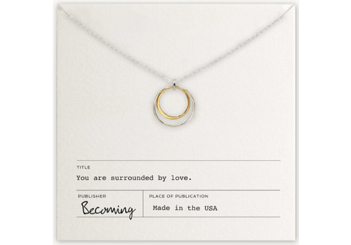  Becoming Surrounded by Love Necklace M/M 