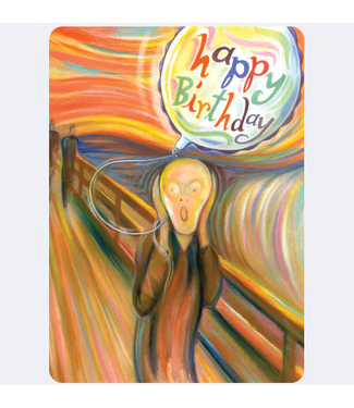 Allport Editions Edvard Munch the Scream Birthday Card