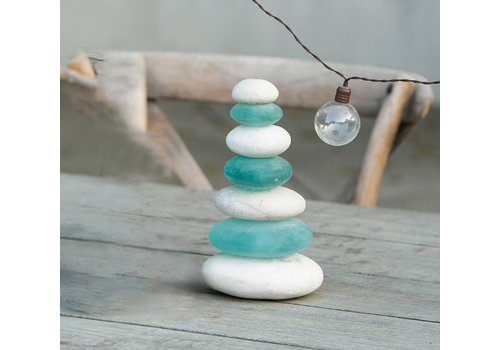  Garden Age Triple Serenity Cairn 8" 