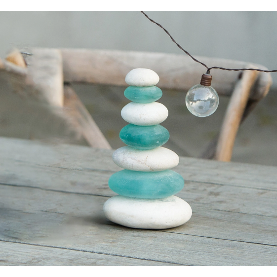 Triple Serenity Cairn 8"