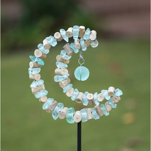  Garden Age Crescent Moon Garden Stake 