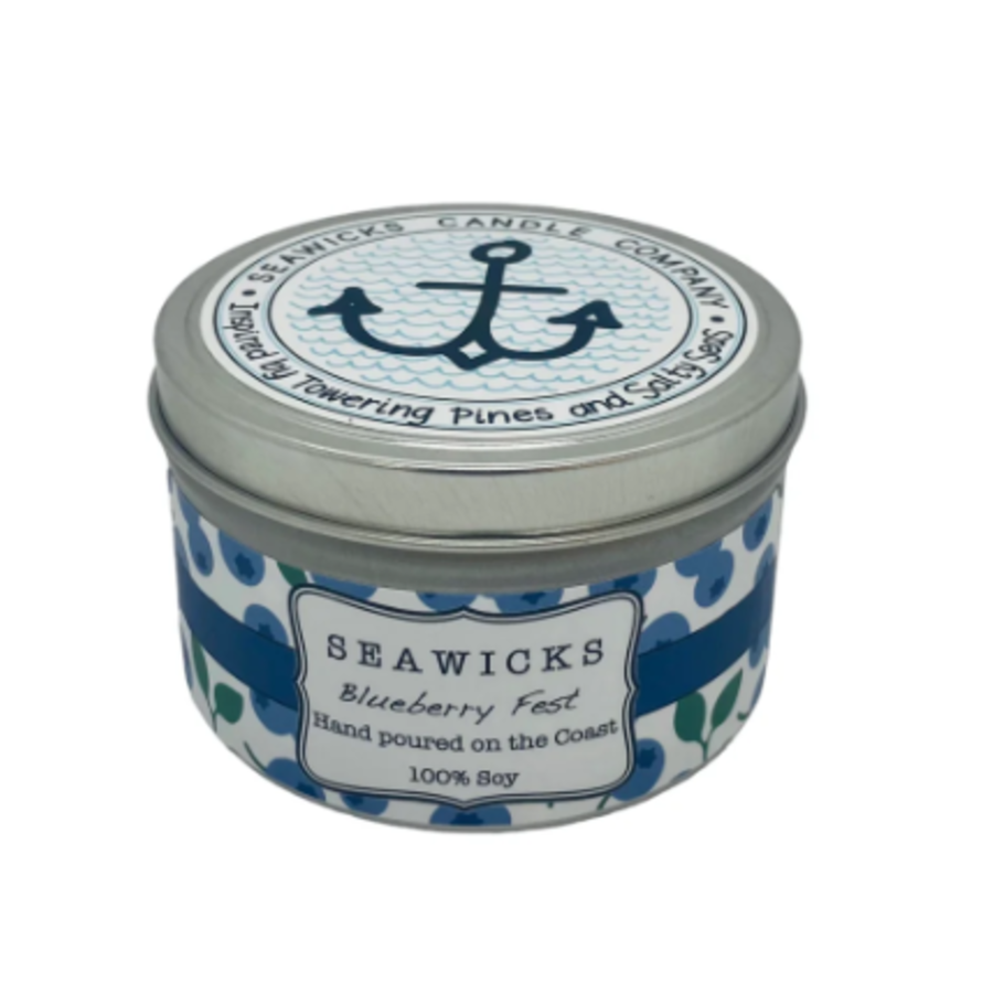 Travel Tin 100% Soy Candle Blueberry Fest