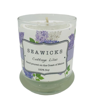 Seawicks Cottage Lilac Candle 9 oz Glass Jar