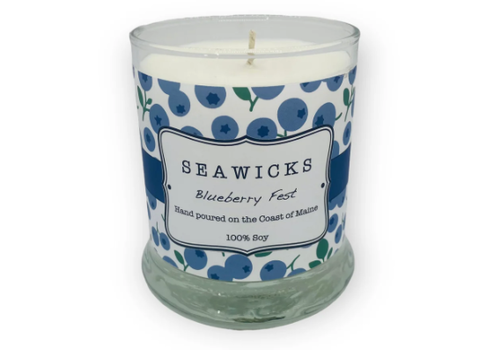  Seawicks Blueberry Fest Candle 9 oz Glass Jar 