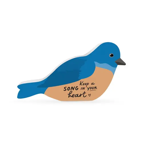P. Graham Dunn Wood Bird Decor "Keep a Song in Your Heart"*   P. Graham Dunn Wood Bird Decor "Keep a Song in Your Heart"*