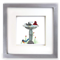 Brushed Silver Shadow Box Frame