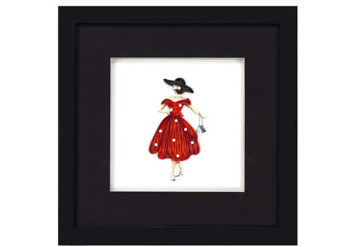  Quilling Cards Black Shadow Box Frame 