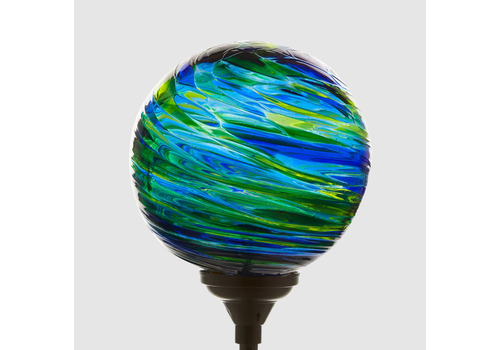  Kitras Art Glass Calico Solar Light Oceana 